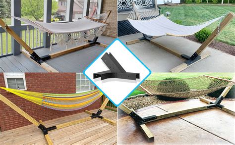 hammock metal brackets|replacement cover for garden hammock.